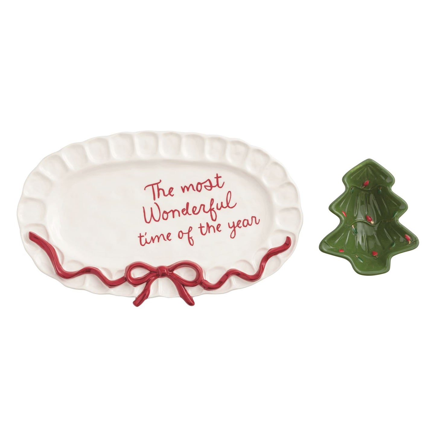 Bow Tree Platter & Tidbit