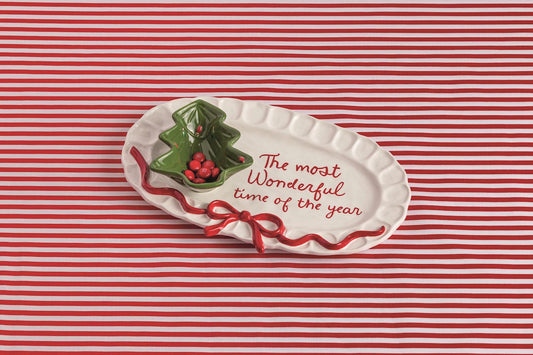 Bow Tree Platter & Tidbit