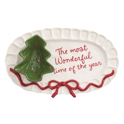 Bow Tree Platter & Tidbit