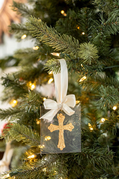 Gold Acrylic Ornaments