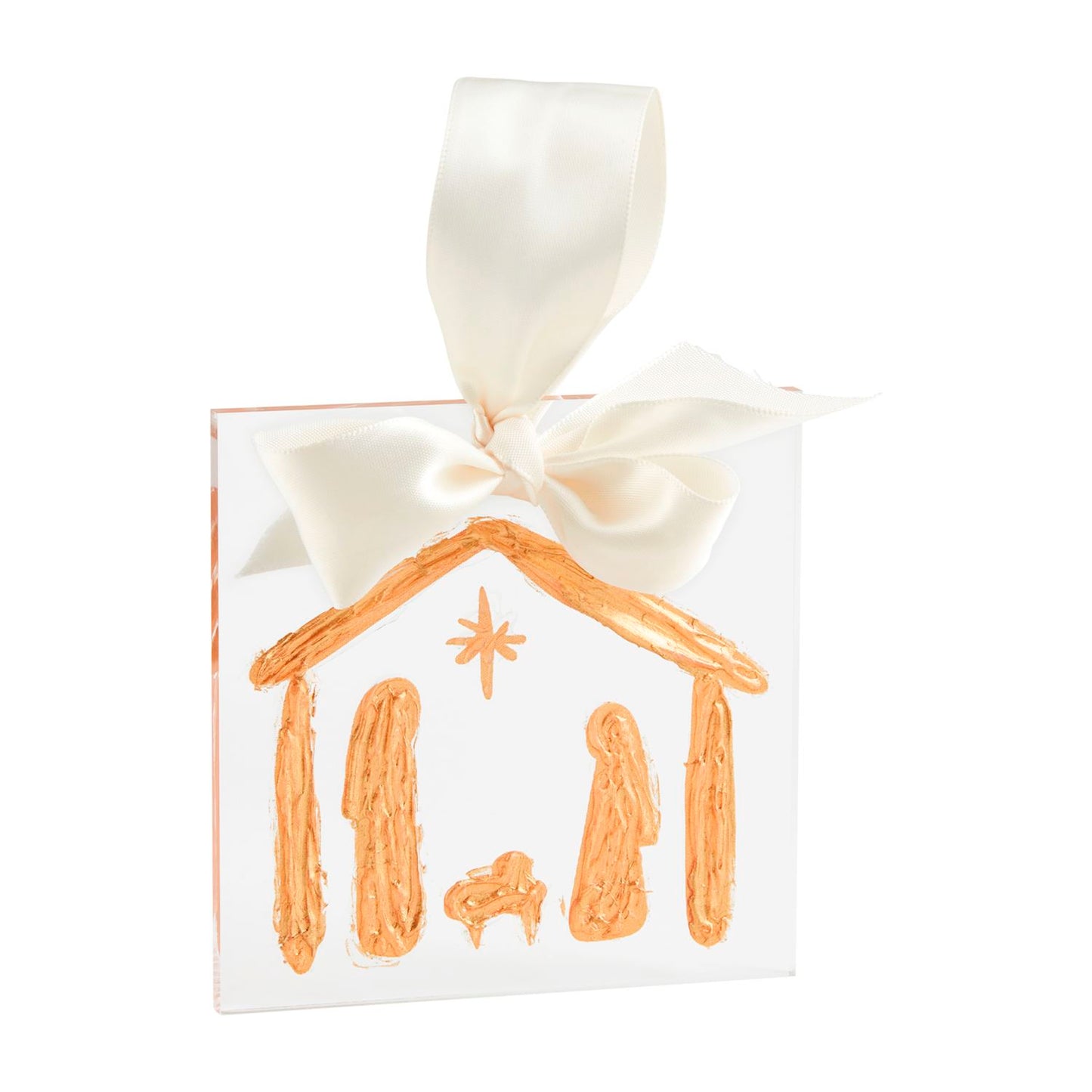 Gold Acrylic Ornaments