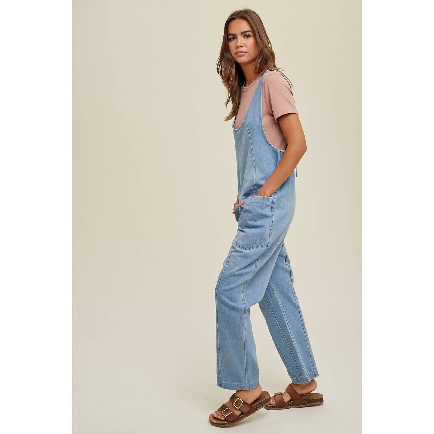 Boxy Denim Overall