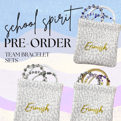 Custom School Spirit Game Day Bracelets