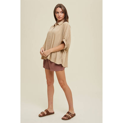 Oversized Boxy Button-up