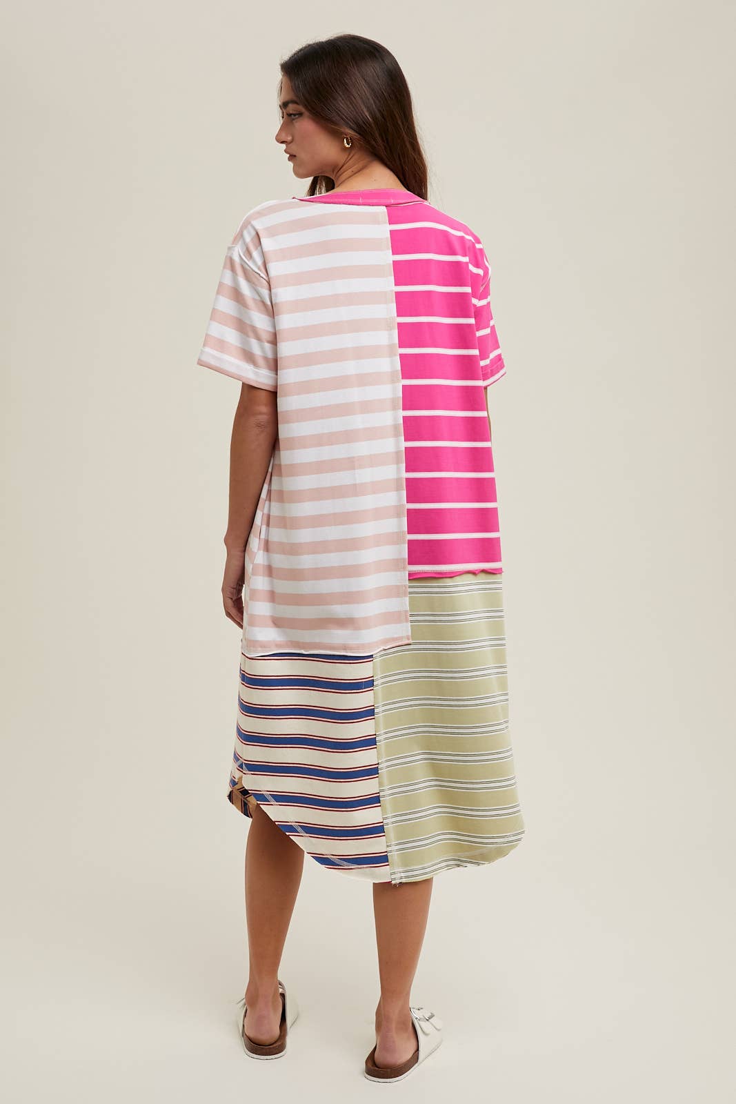 Multicolor Striped Midi Dress (Wishlist)