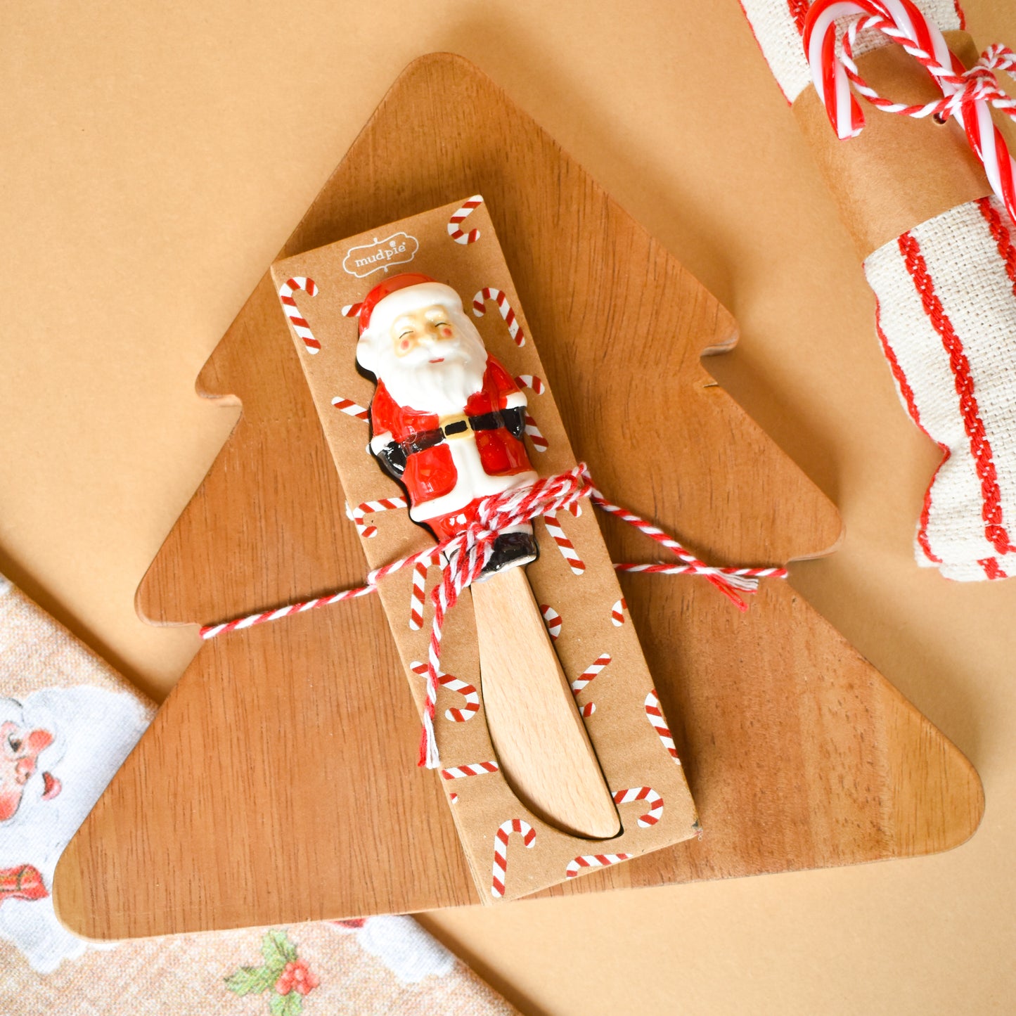 Santa Tree Board Set (Mud Pie)