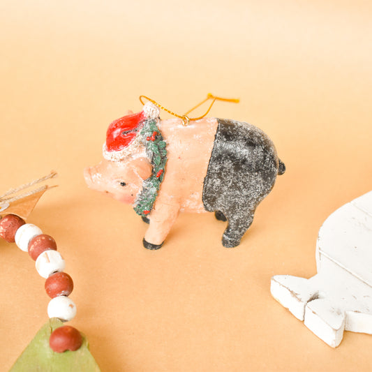 Christmas Farm Animal Ornament (Glittery)