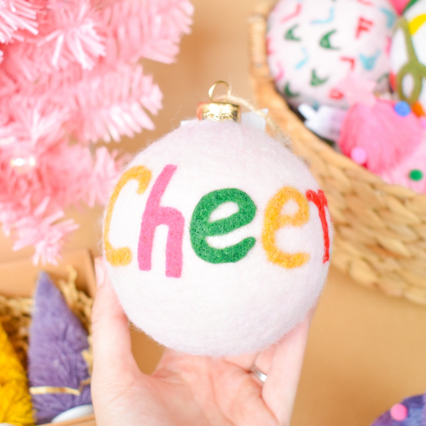 Assorted Felt Ornaments (Shiraleah)