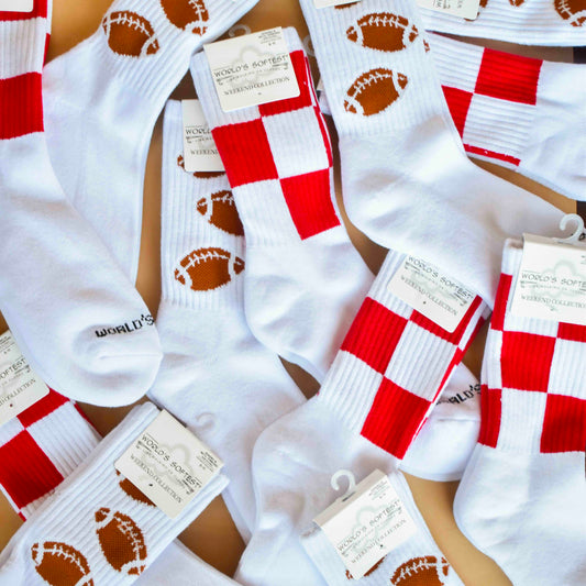 Football Crew Socks (Weekend Collection/Crescent Sock Co)