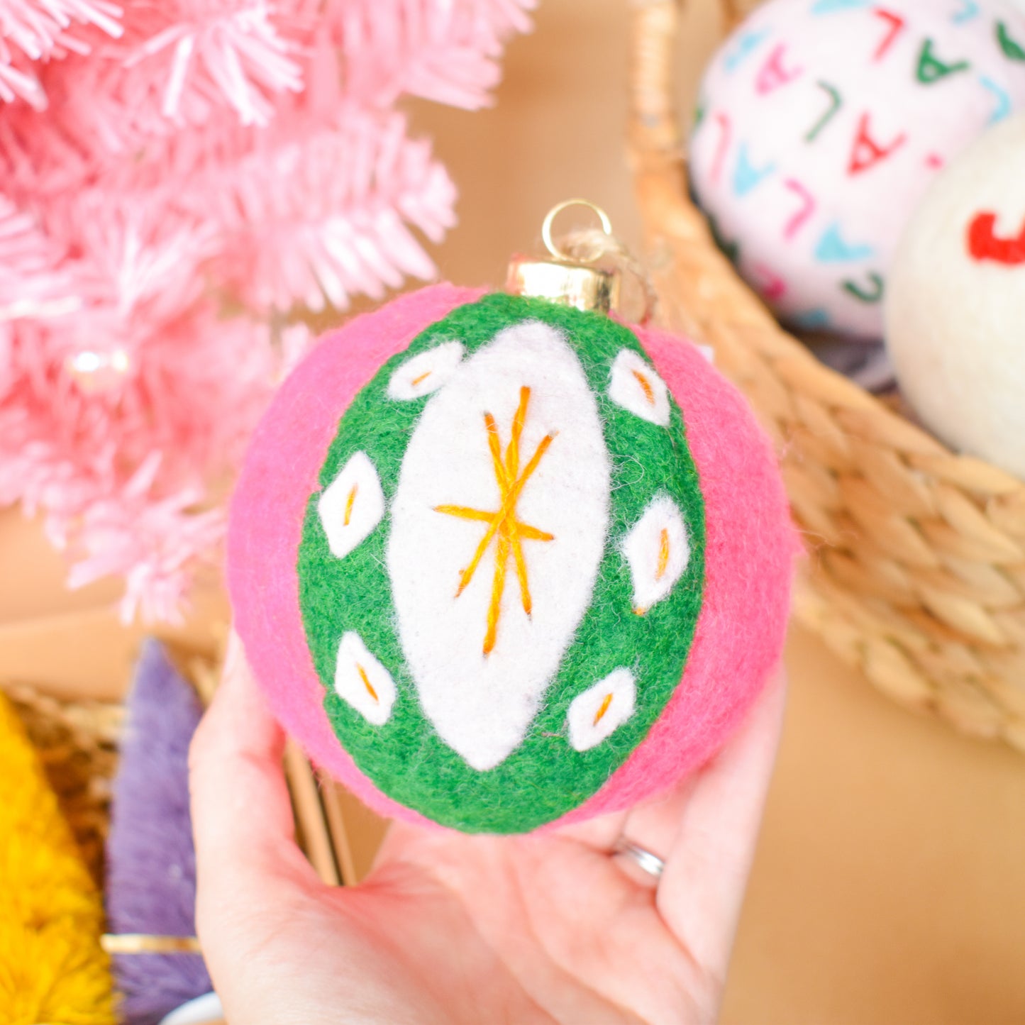 Assorted Felt Ornaments (Shiraleah)