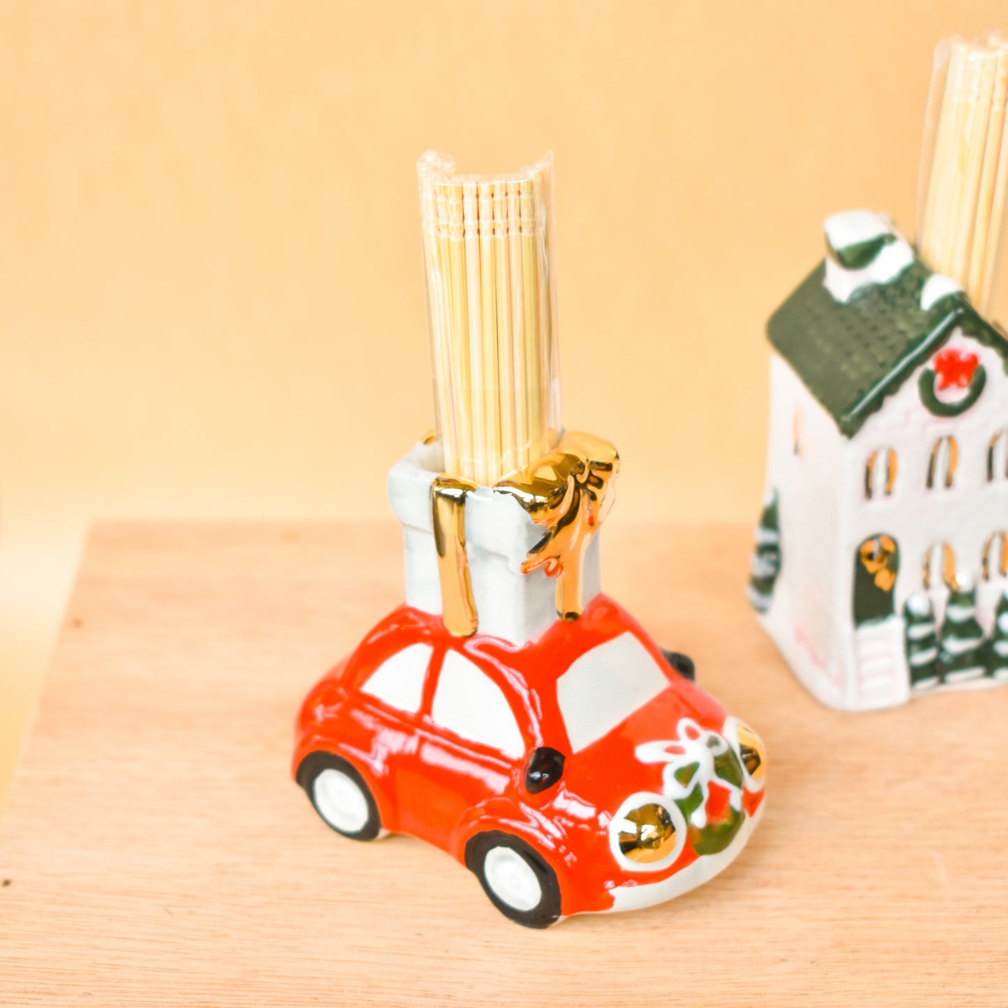 Christmas Toothpick Caddy Sets (Mud Pie)