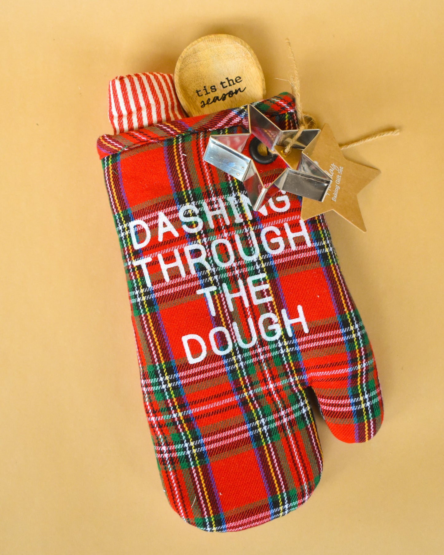 Baking/Dashing Oven Mitt Towel Set (Mud Pie)