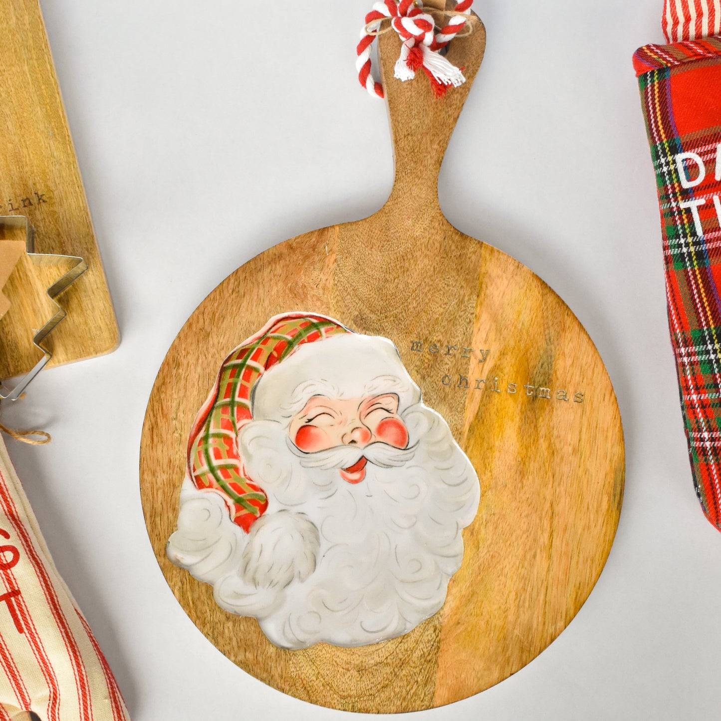 Santa Enamel Board (Round)