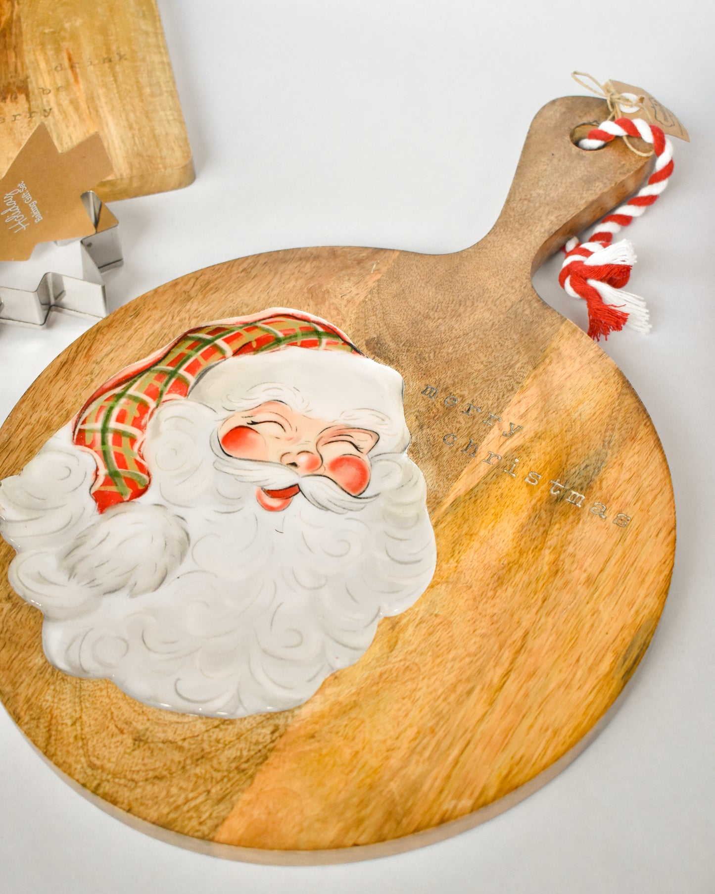 Santa Enamel Board (Round)