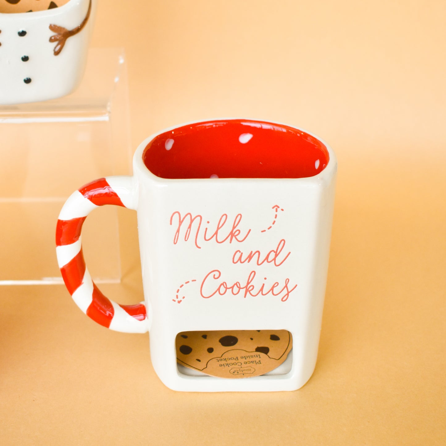 Christmas Milk & Cookie Pocket Mugs (Mud Pie)