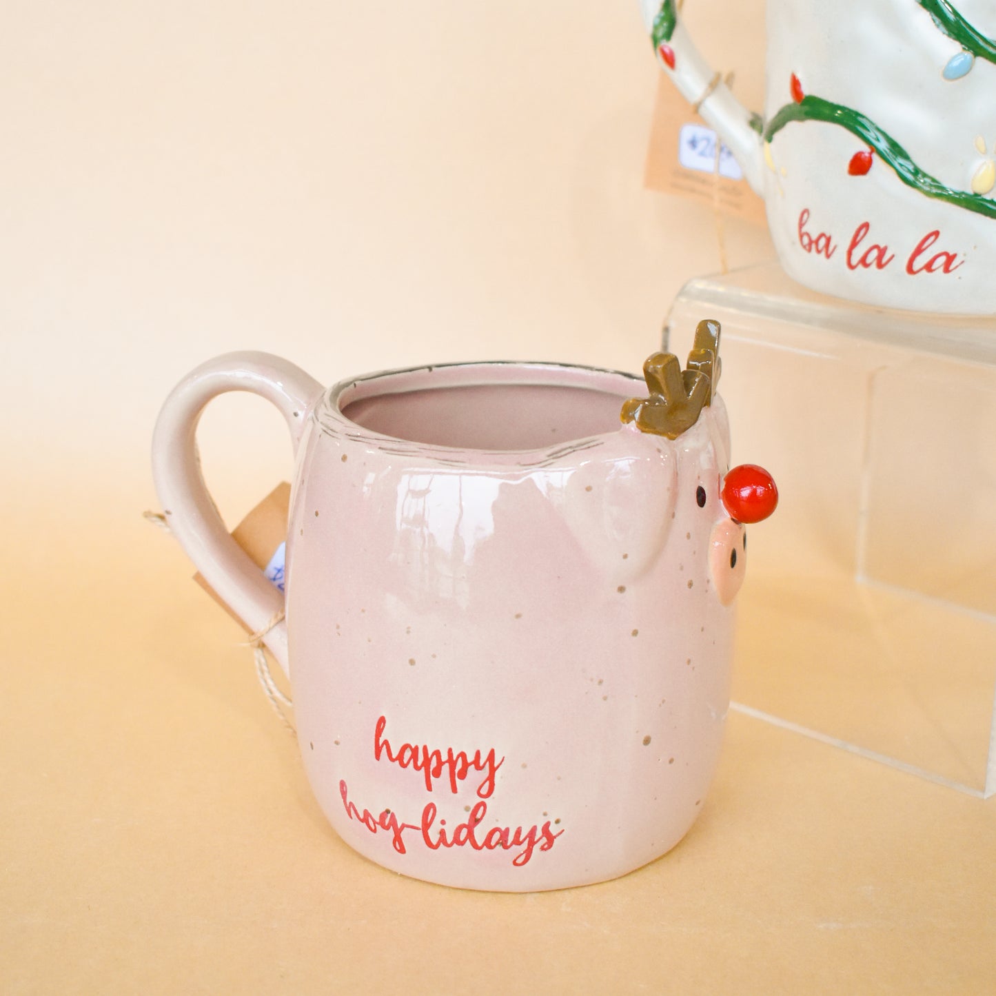 Christmas Farm Animal Mugs (Mud Pie)