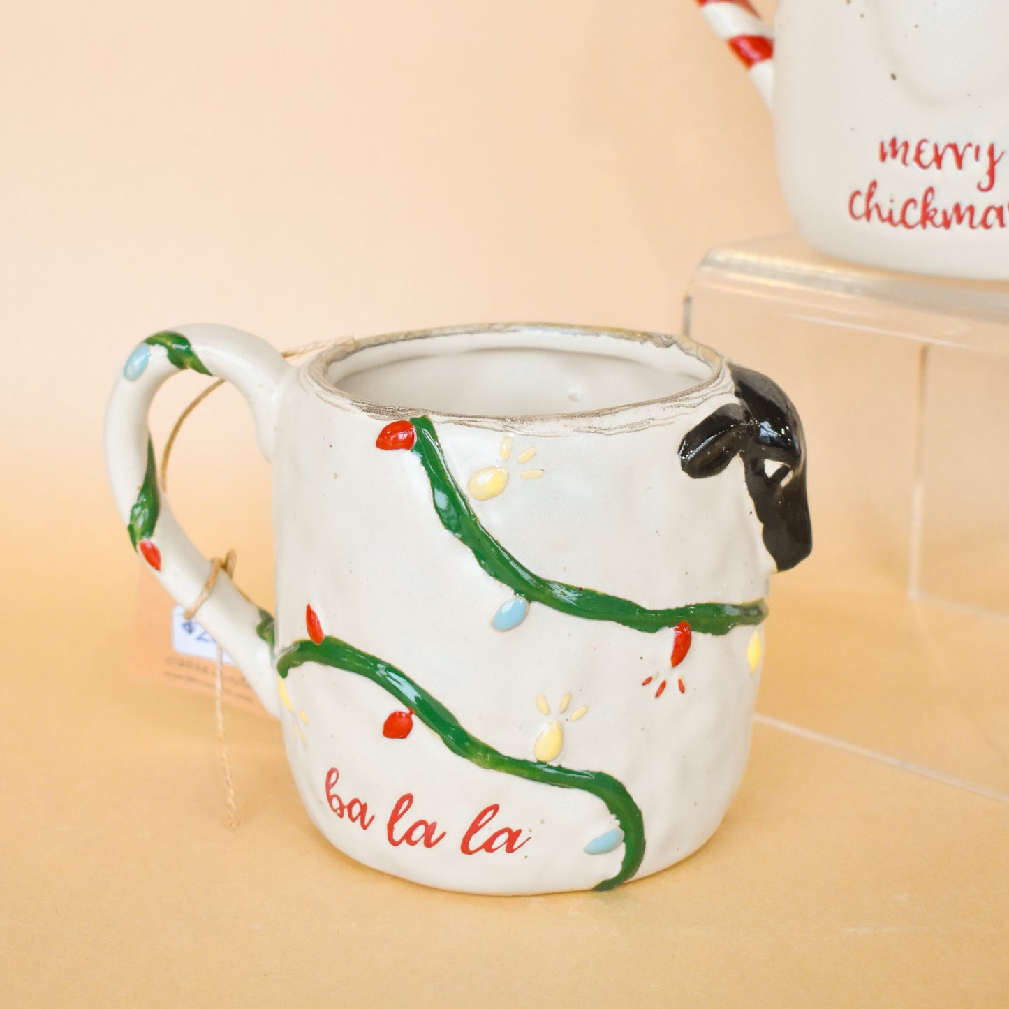 Christmas Farm Animal Mugs (Mud Pie)