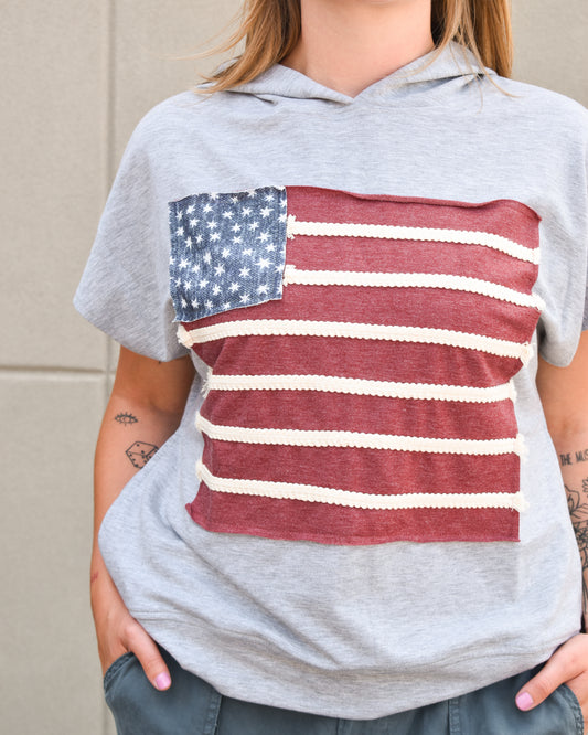 Vintage America Hooded Top