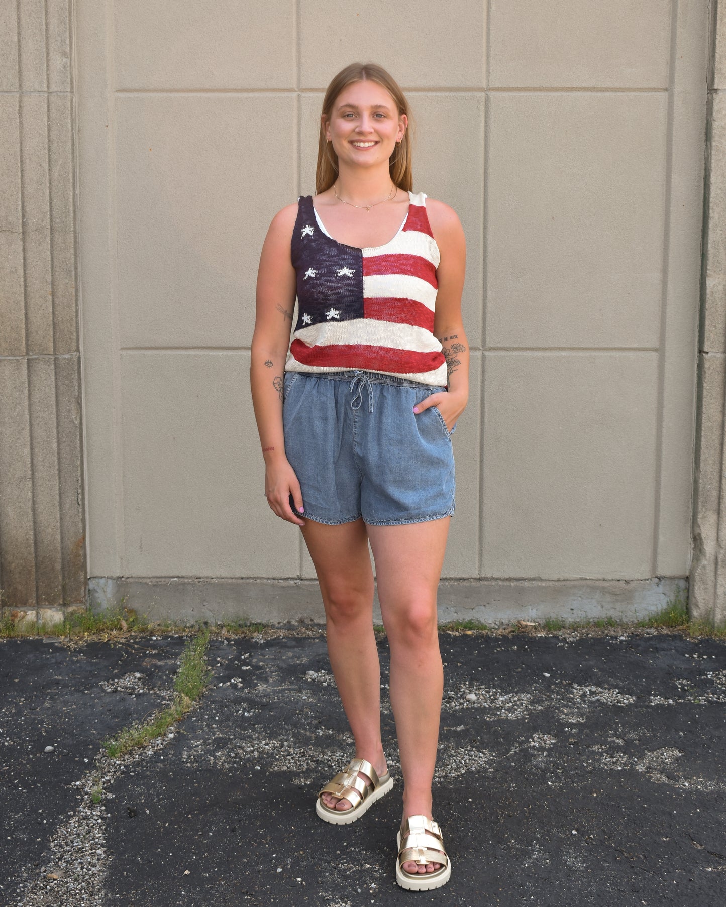 Vintage America Knit Tank