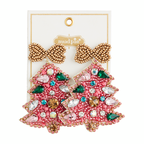 Holiday Beaded Earrings (Mud Pie)