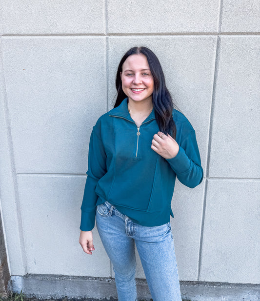 Ophelia Guld Quarter Zip