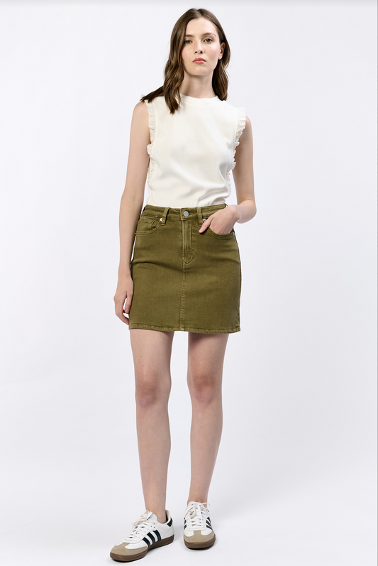 Quinn Olive Branch Skirt (Dear John)
