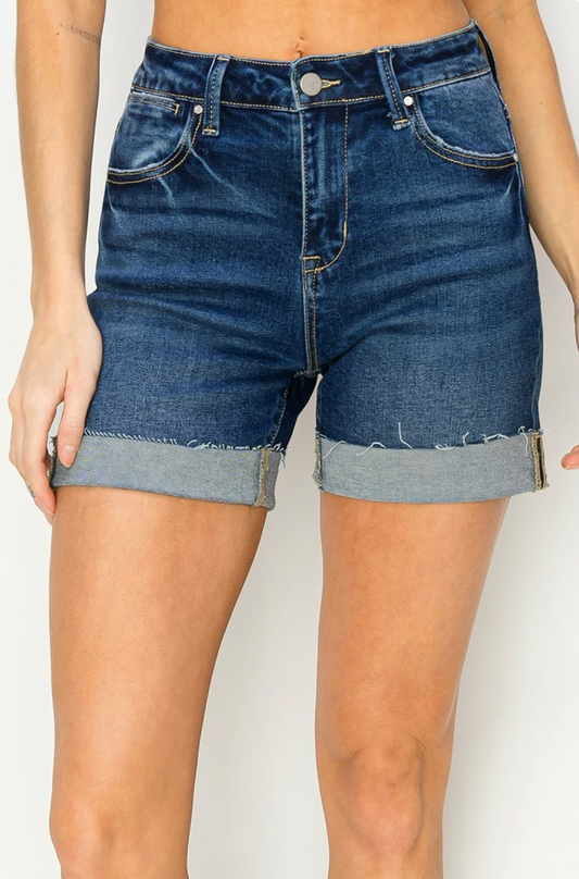 High Rise Cuffed Short