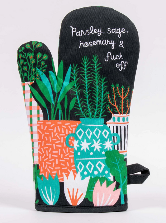 Parsley, Sage, Fuck Off Oven Mitt