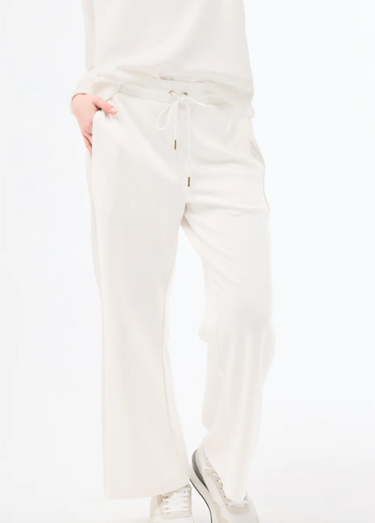 Hazel Ivory Wide Leg Pants