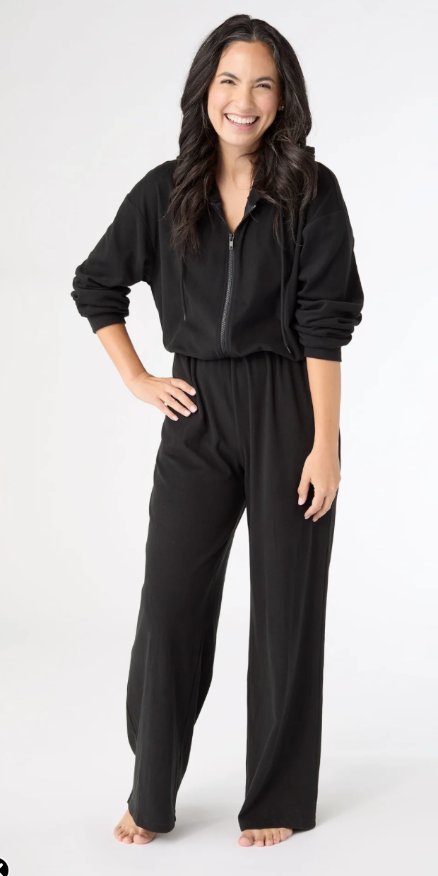 Black Snug Haven Jumpsuit