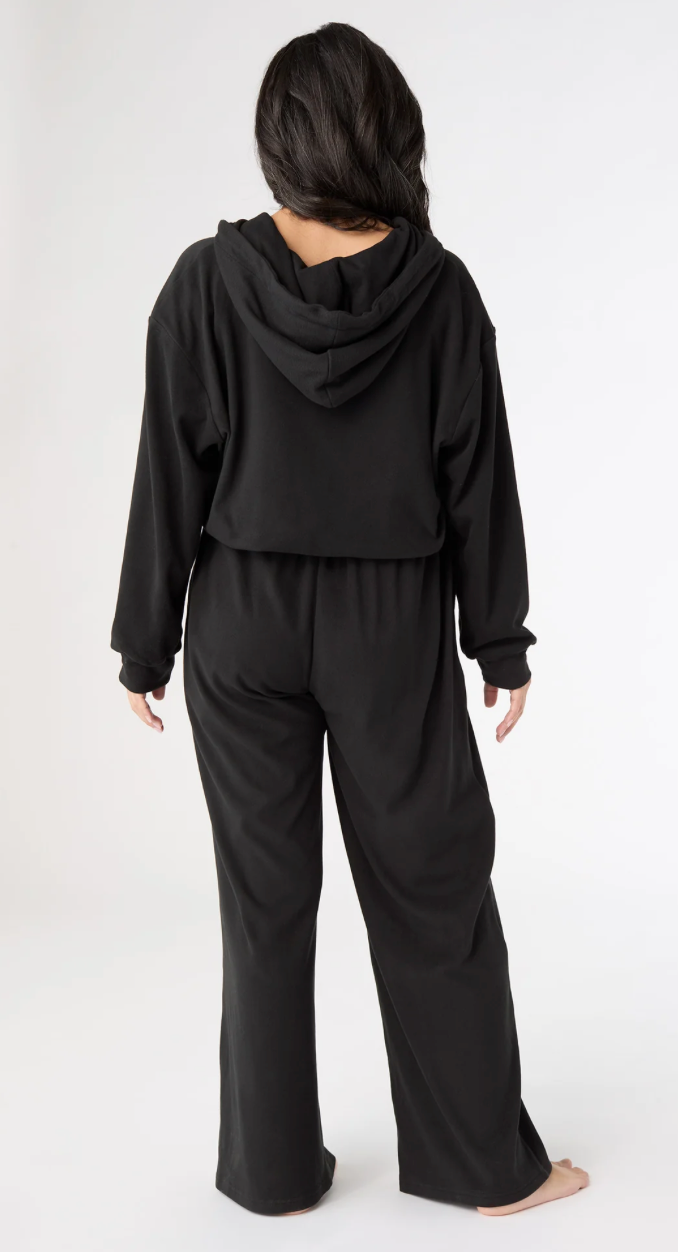 Black Snug Haven Jumpsuit