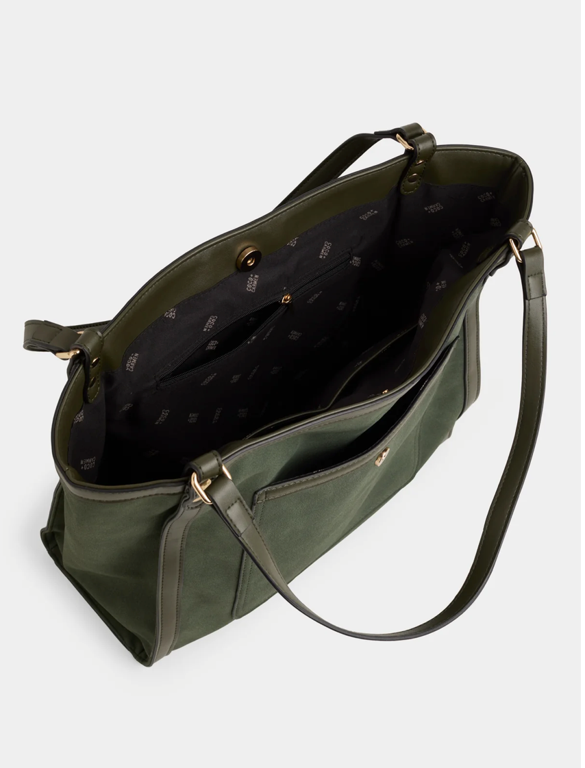 Vera Faux Suede Tote