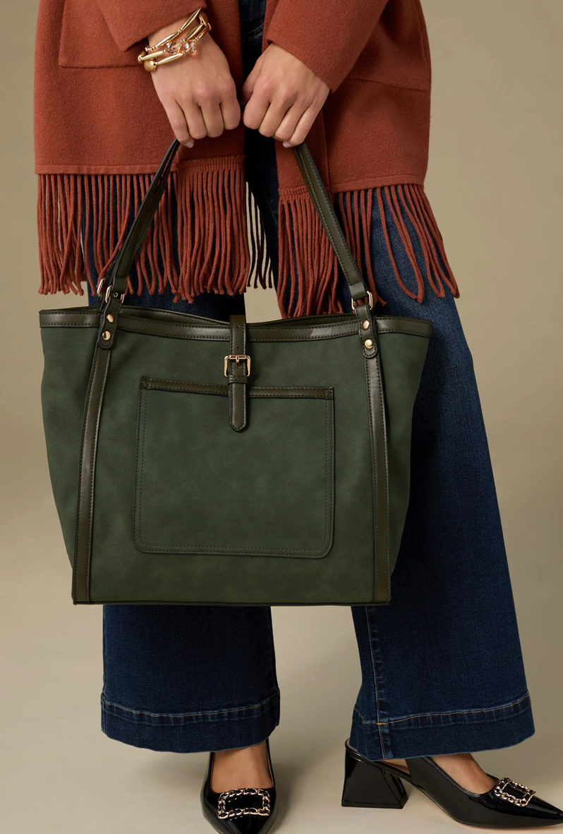 Vera Faux Suede Tote