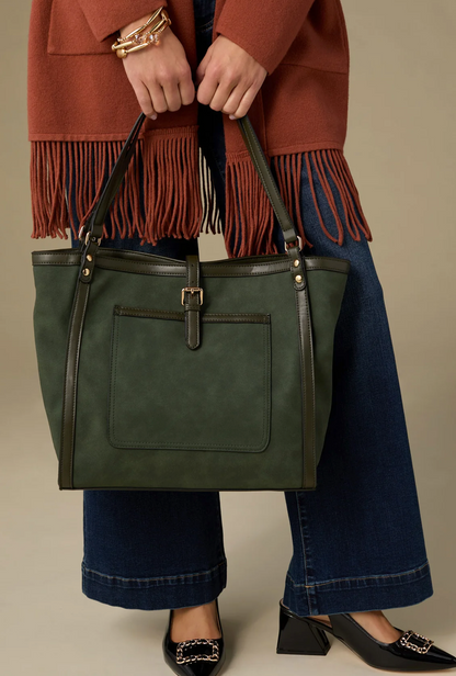 Vera Faux Suede Tote