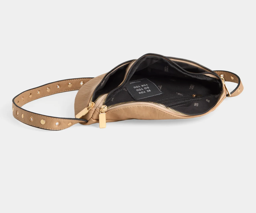 Presley Textured Sling + Belt Bag