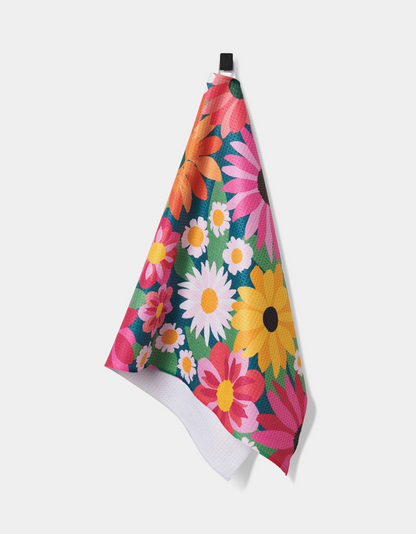 Wild Blooms Tea Towel