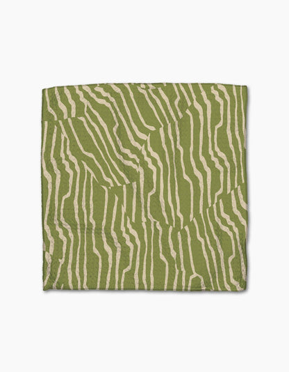 Stripe Funk Grounds Green Dishcloth Set