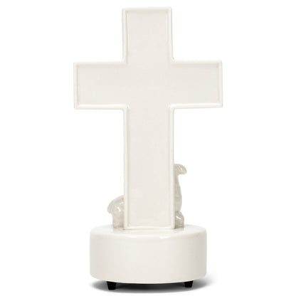 Jesus Loves Me Medallion Musical Cross