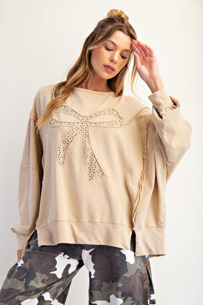 Georgina Bow Patch Pullover