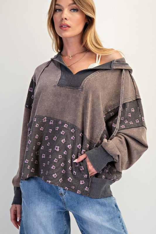 Jenny Flower Terry Hoodie