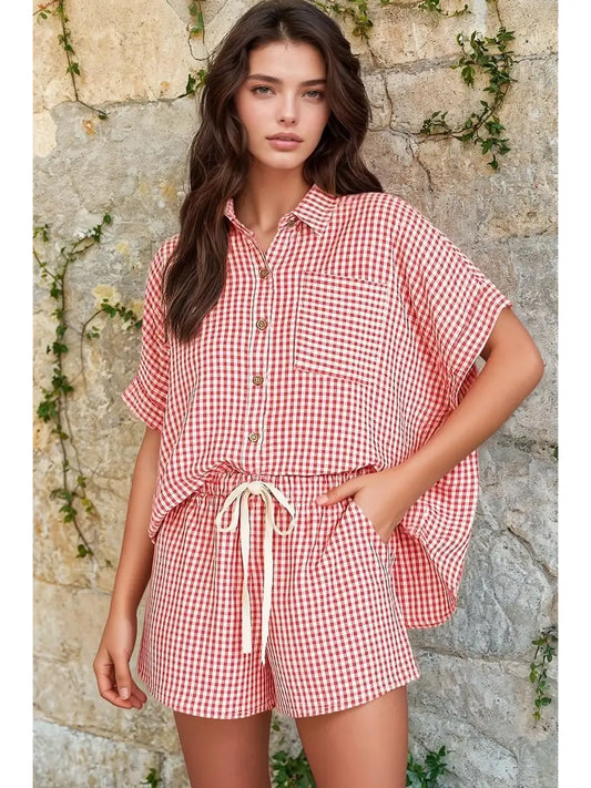 Mini Checker Shorts