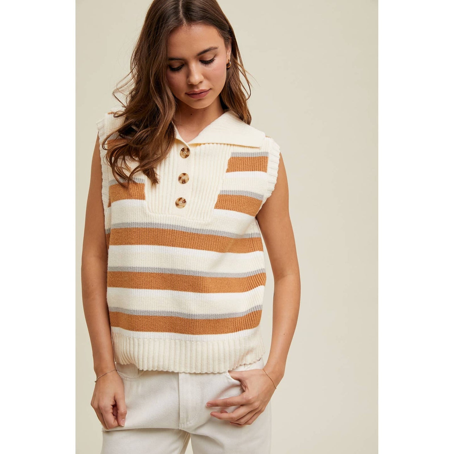 Multi-color Sweater Vest