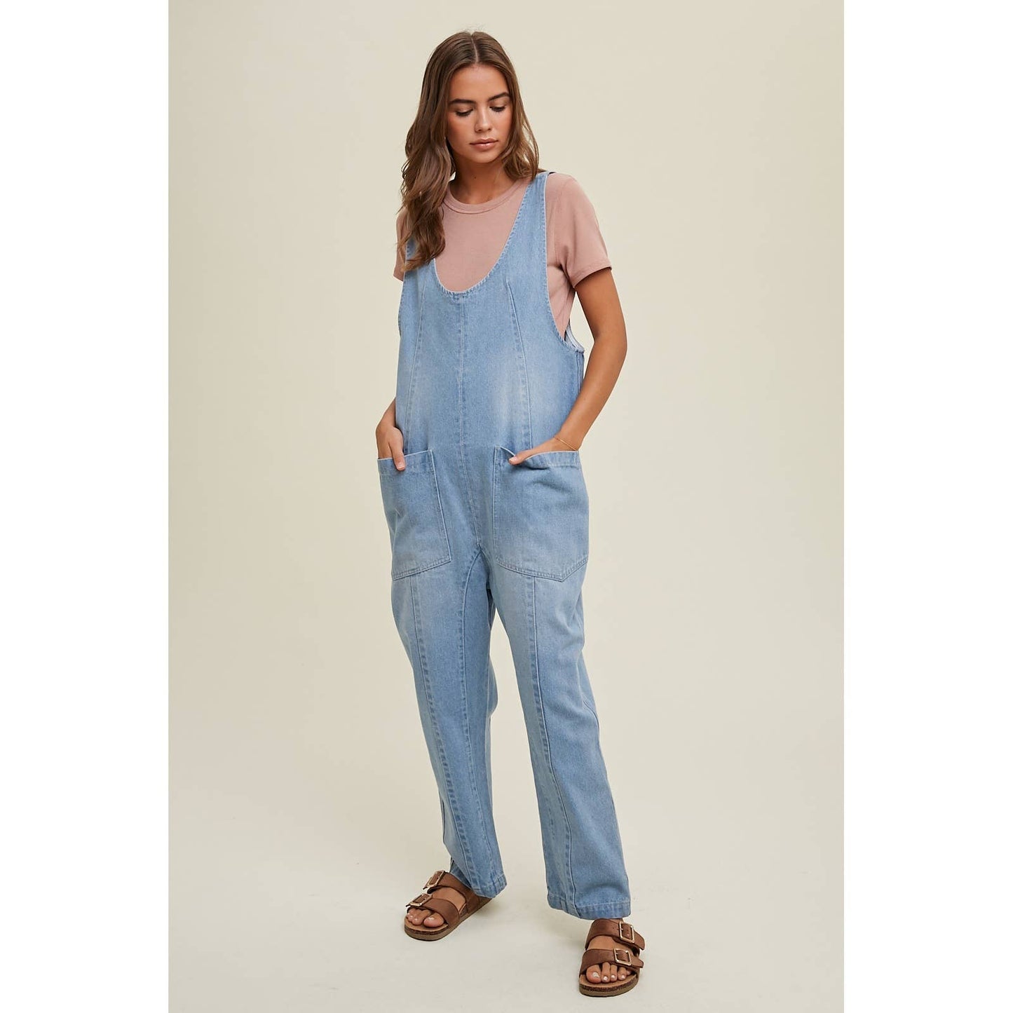 Boxy Denim Overall