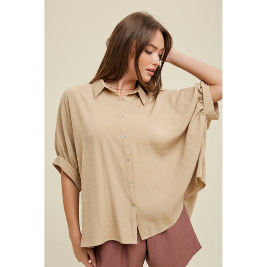 Oversized Boxy Button-up