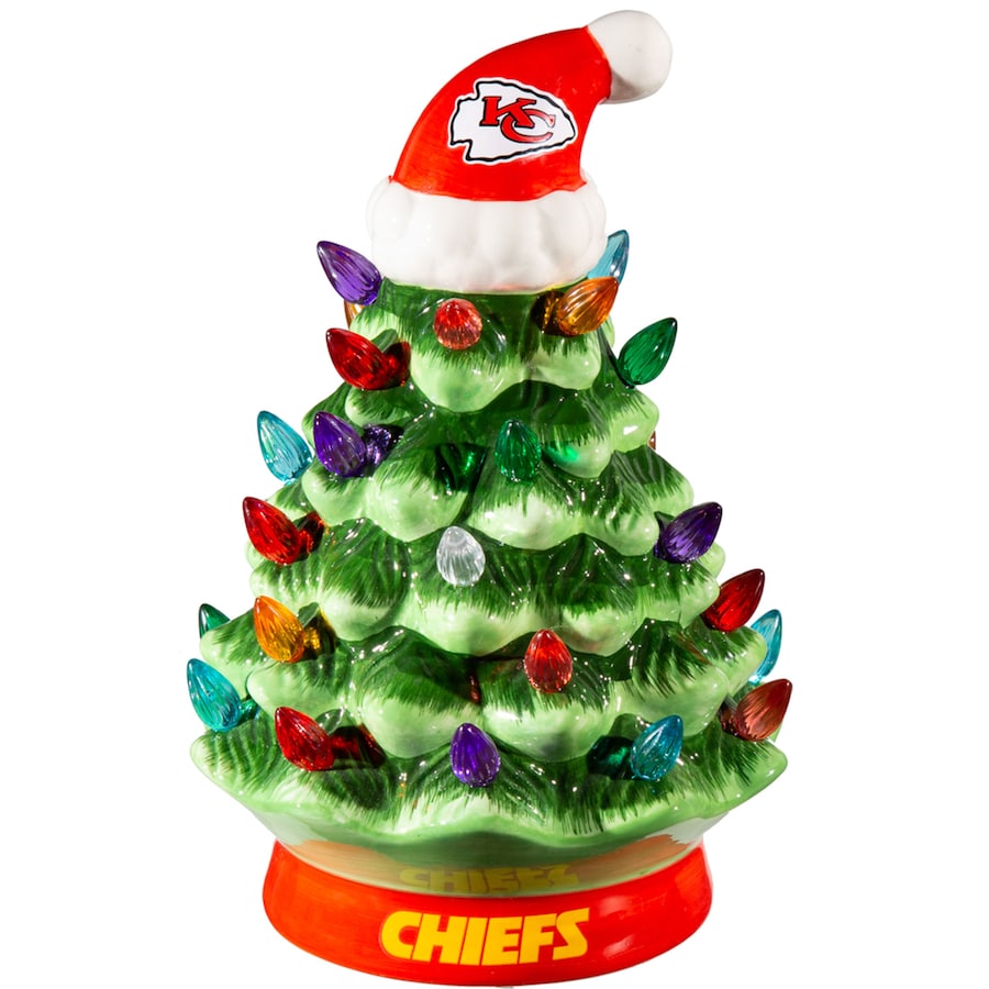 Kansas City Chiefs 4" LED Christmas Tree