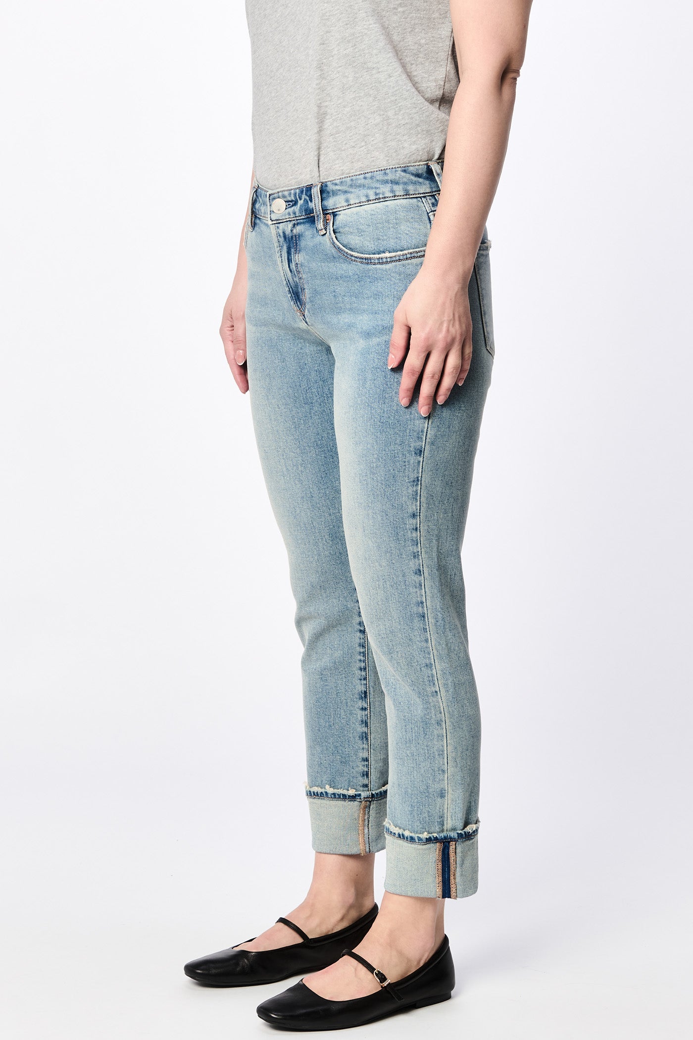 Halogen Blue Blaire Cuffed Denim