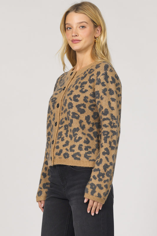 Leopard Amina Cardigan