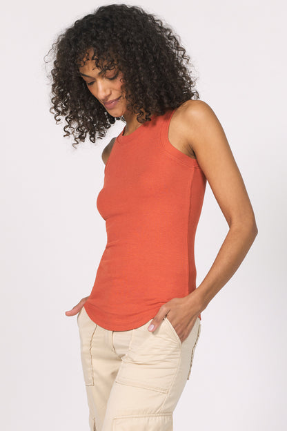 Ribbed Cleo Tank