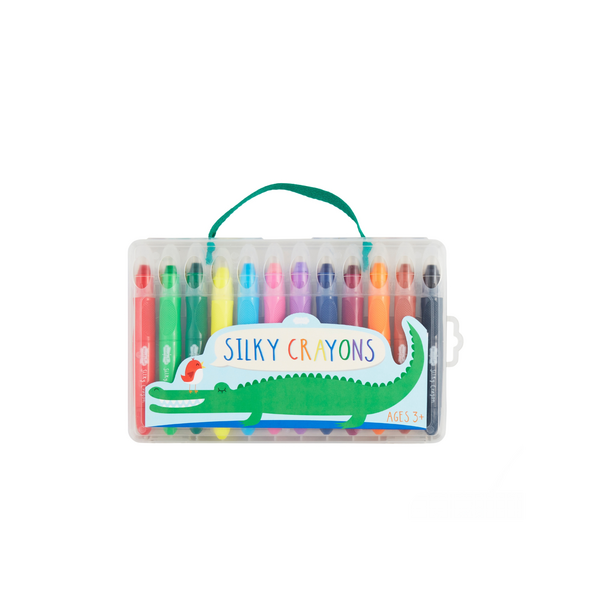 Green Silky Crayons (Mud Pie)